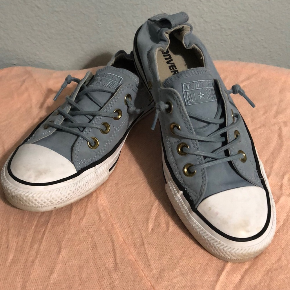 Blue converse
